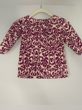 Peek Ikat Print Long Sleeve Tunic Style Dress